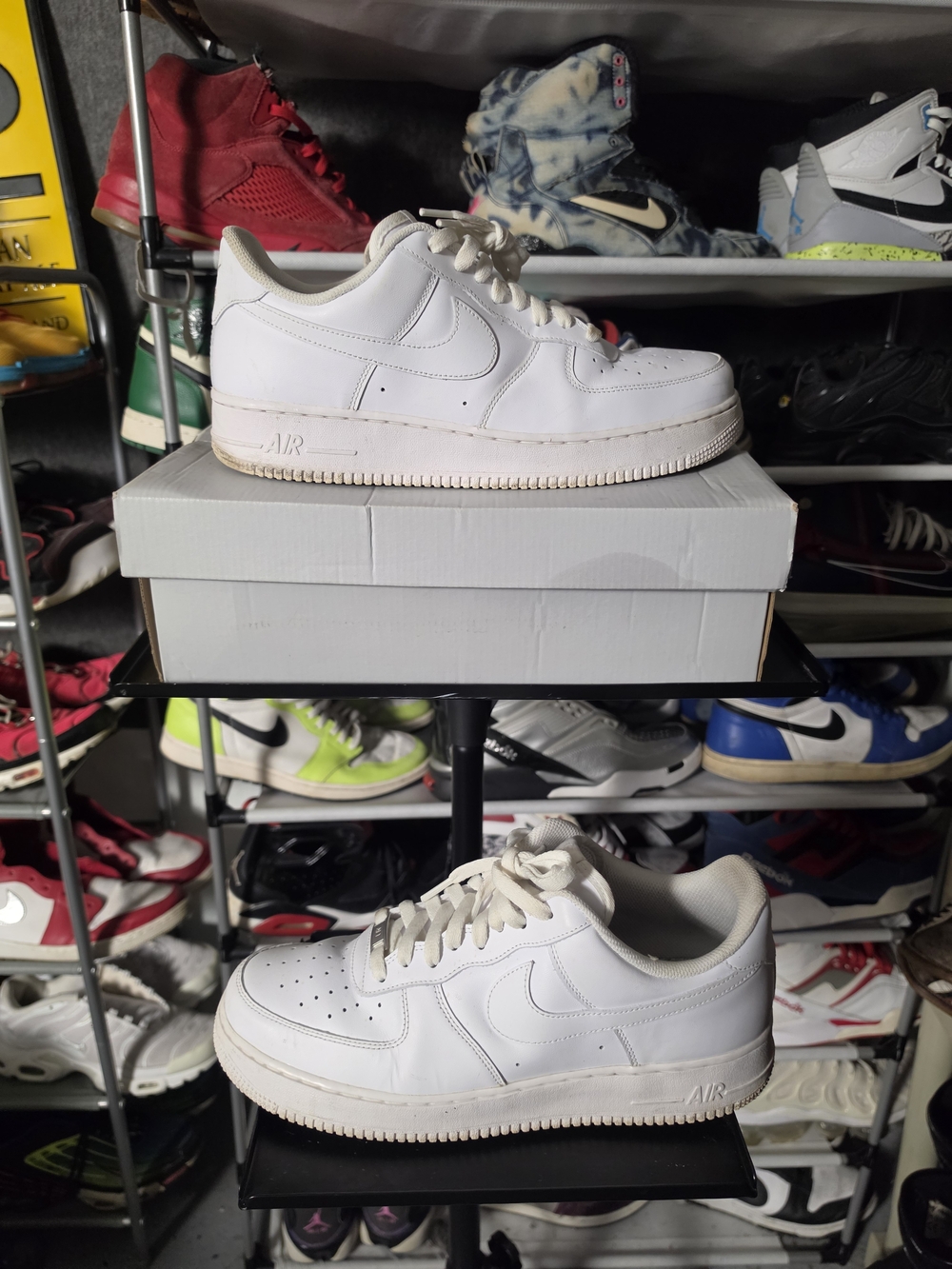 π₯ Nike Men Size 11 White AF1 Air Force One Low-Top Athletic Sneakers